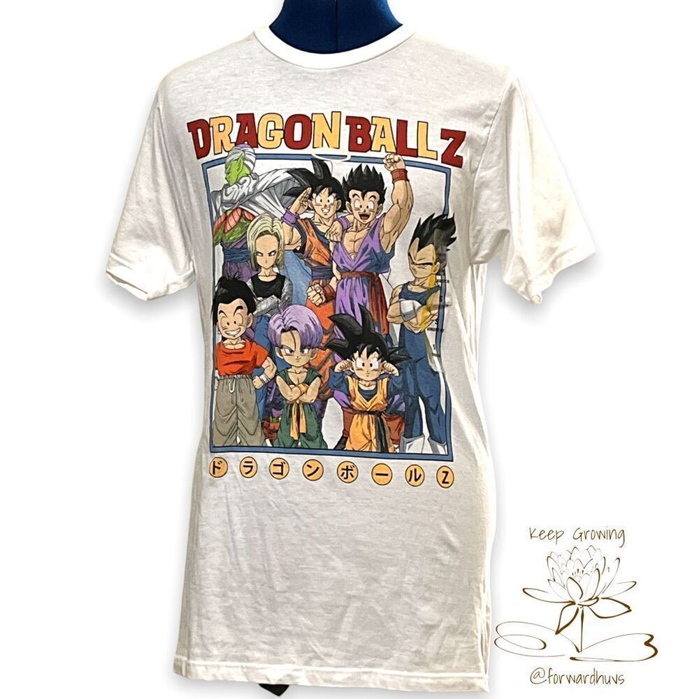 Bioworld Dragon Ball Z Kanji Chara Anime T-Shirt - Size Small